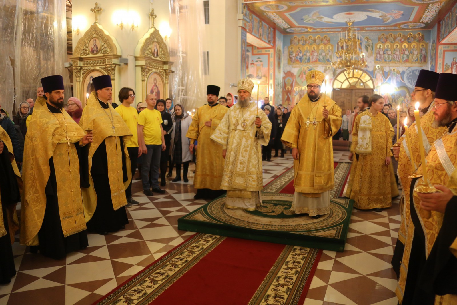 Всенощное Бдение в храме Казанской иконы Божией Матери на Светотехстрое