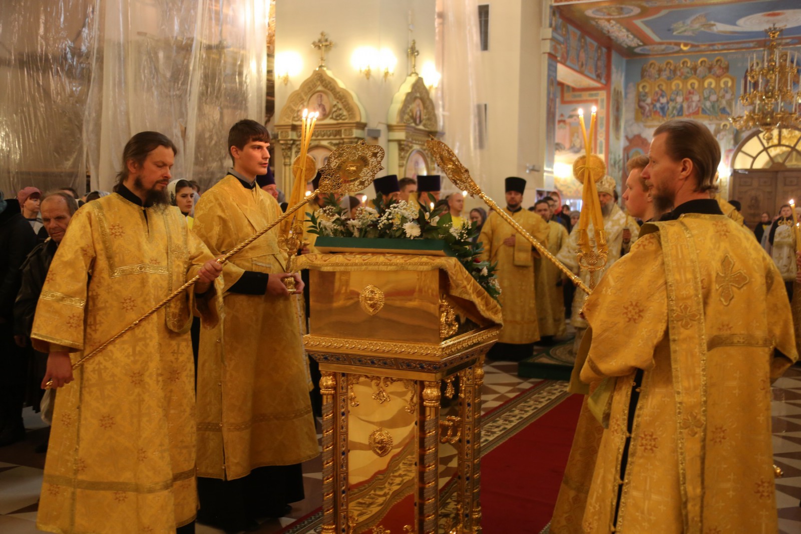 Всенощное Бдение в храме Казанской иконы Божией Матери на Светотехстрое