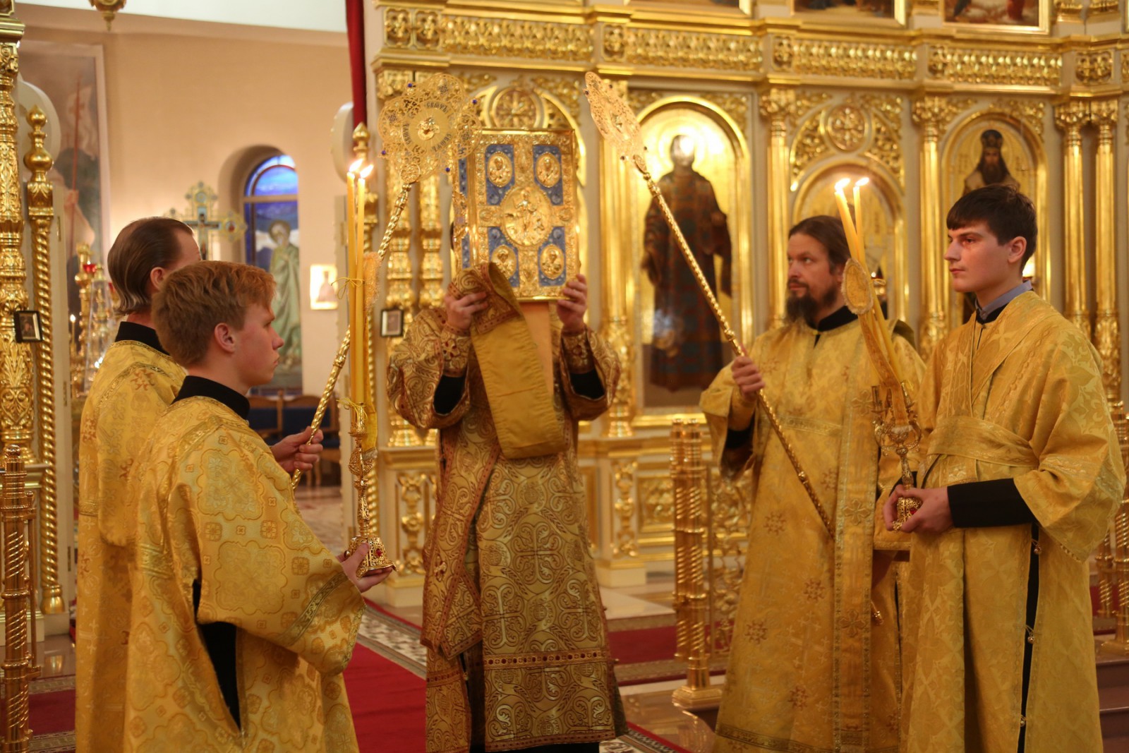 Всенощное Бдение в храме Казанской иконы Божией Матери на Светотехстрое