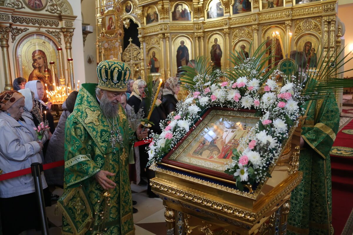 Всенощное бдение в храме Казанской иконы Божией Матери