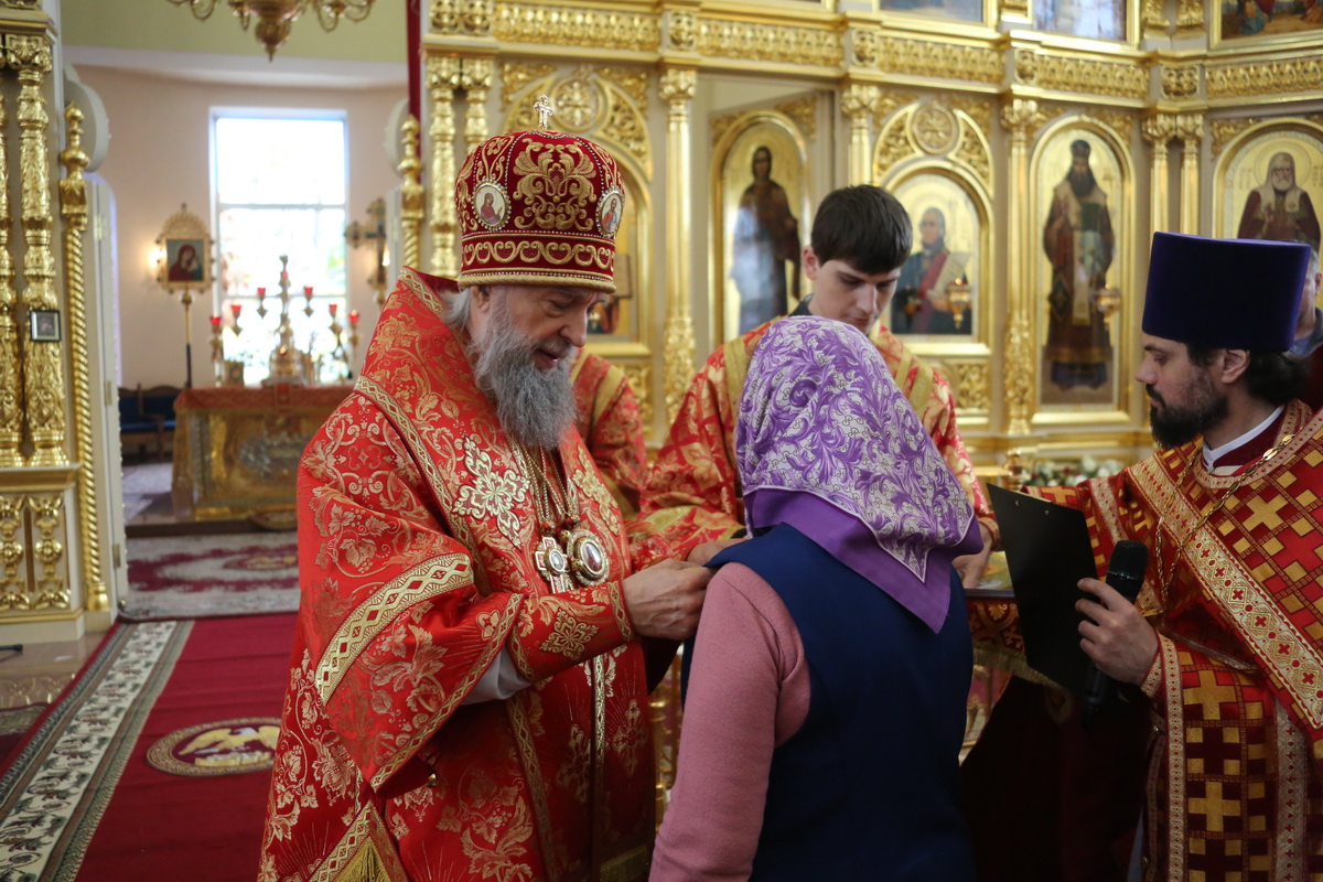 Божественная литургия в храме Казанской иконы Божией Матери