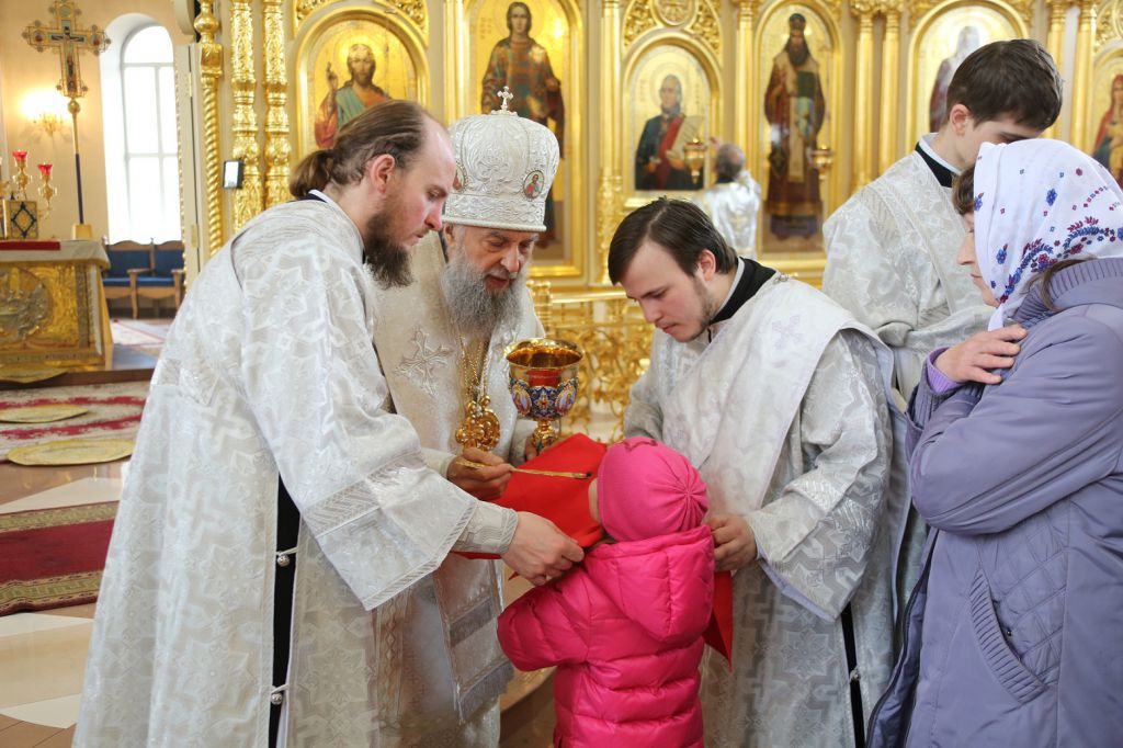 23 апреля 2016г., в Лазареву субботу, Высокопреосвященнейший Зиновий, митрополит Саранский и Мордовский, совершил Божественную литургию в храме Казанской иконы Божией Матери